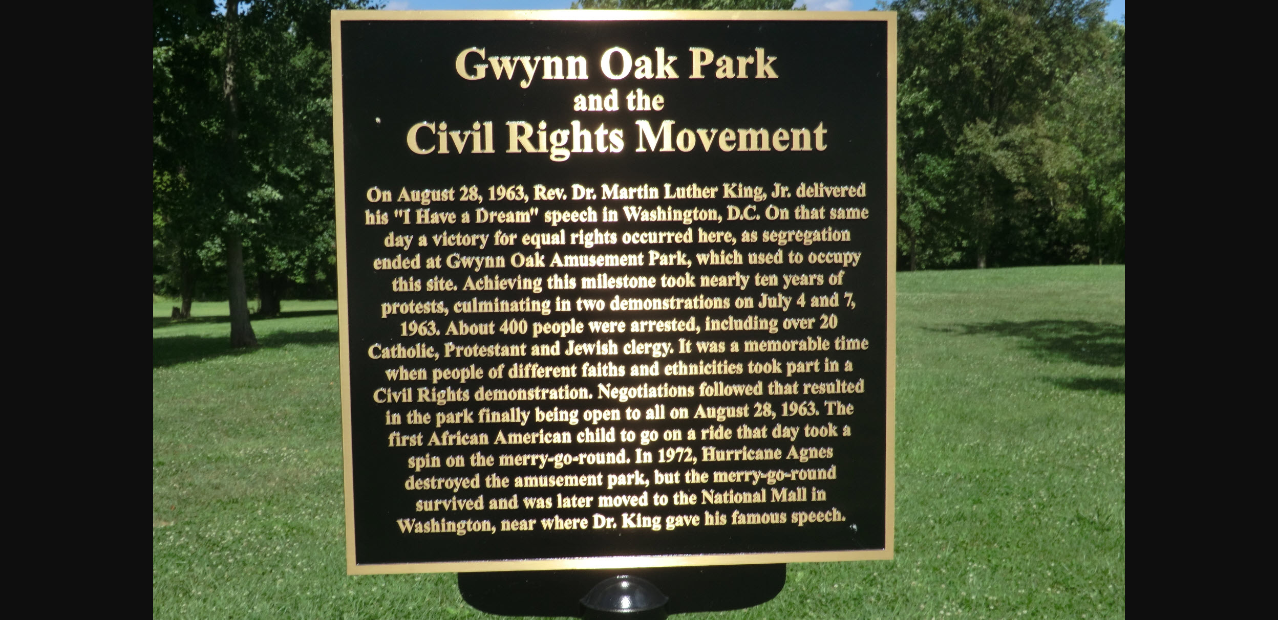 Gwynn Oak Park in Woodlawn, MD