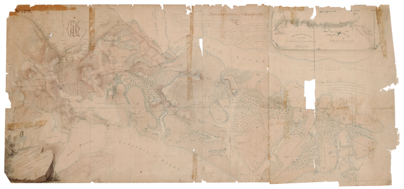 Kearney Original Map Baltimore 1814