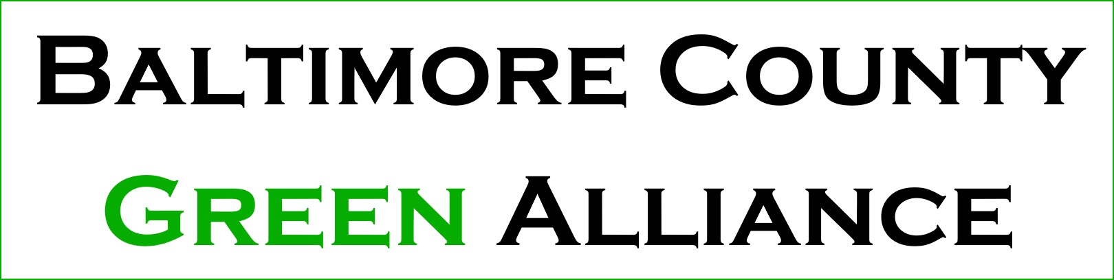 Baltimore County Green Alliance Logo